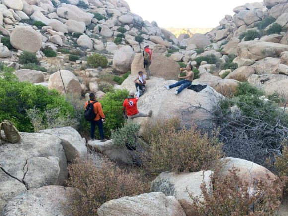 Rescate migrantes La Rumorosa Localizan a cinco migrantes extraviados en La Rumorosa