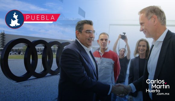 Sergio Salomón se reune con directivos de Audi y VW para abordar proyectos de electromovilidad