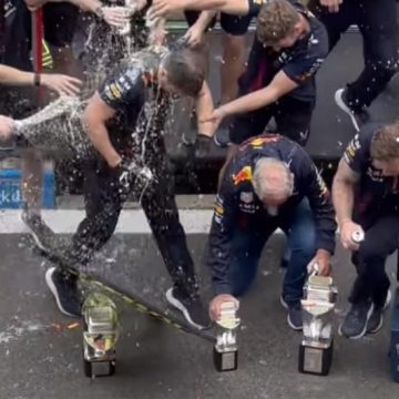 (VIDEO) Rompen otro trofeo de Red Bull; ahora en Bélgica  