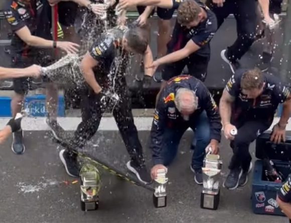 (VIDEO) Rompen otro trofeo de Red Bull; ahora en Bélgica  