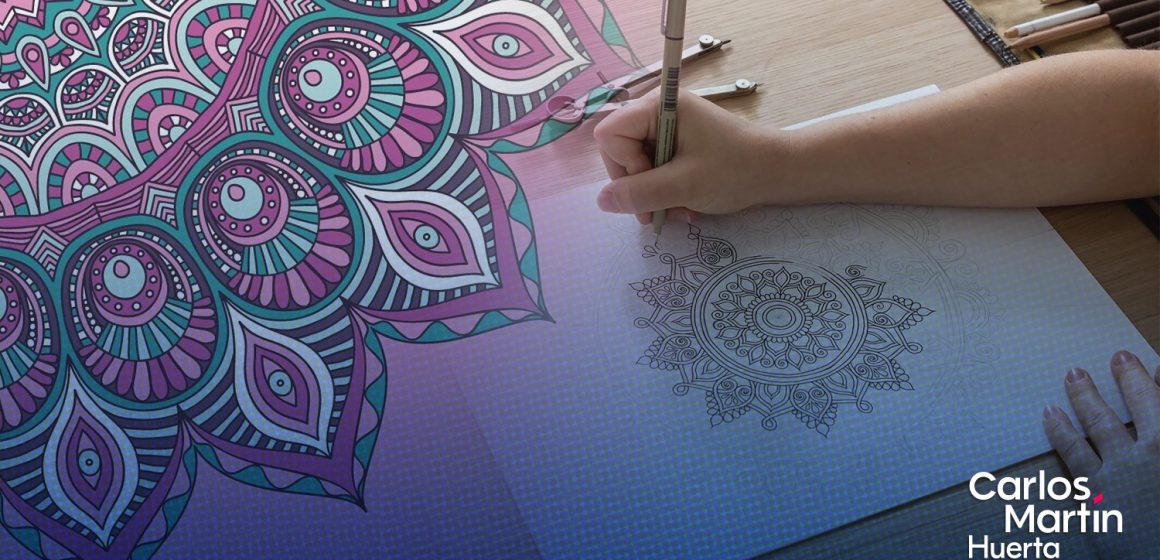 Dibujar y colorear mandalas puede ayudarte a encontrar calma y bienestar