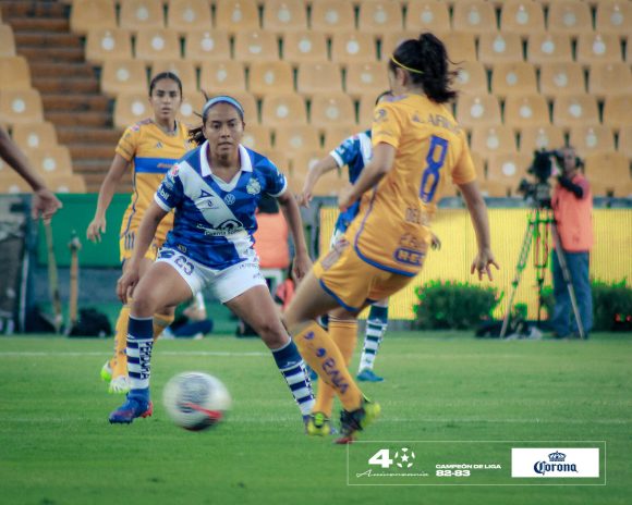 Las Tigres golean al Puebla, en el debut de María José López como estratega de La Franja