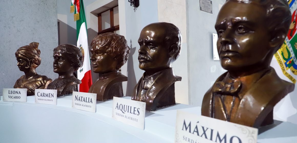 Conmemora gobierno de Puebla aniversarios luctuosos de Leona Vicario y Carmen Serdán