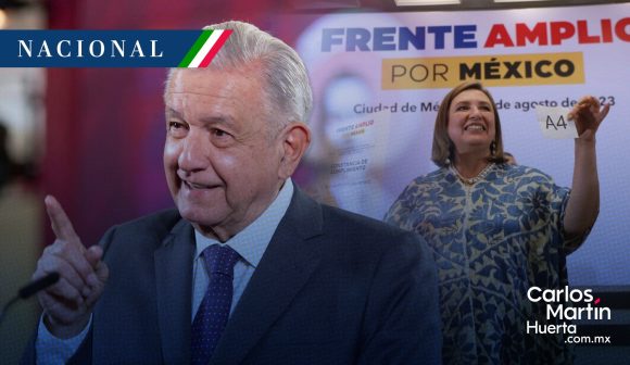 “Gané la apuesta”, dice AMLO tras respaldo del Frente Amplio a Xóchitl Gálvez