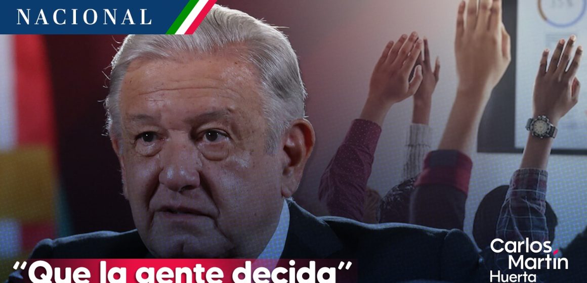 “Que la gente decida”, AMLO sugiere consulta sobre libros de texto