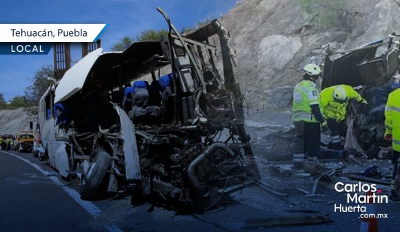 Aumenta a 18 los fallecidos por accidente en la Cuacnopalan-Oaxaca