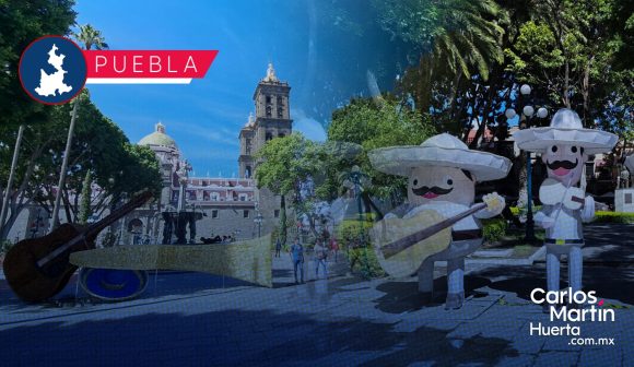 Adonos patrios - Ayuntamiento (1) Más de 6 mil luces y 9 km de adornos encenderán para fiestas patrias en Puebla