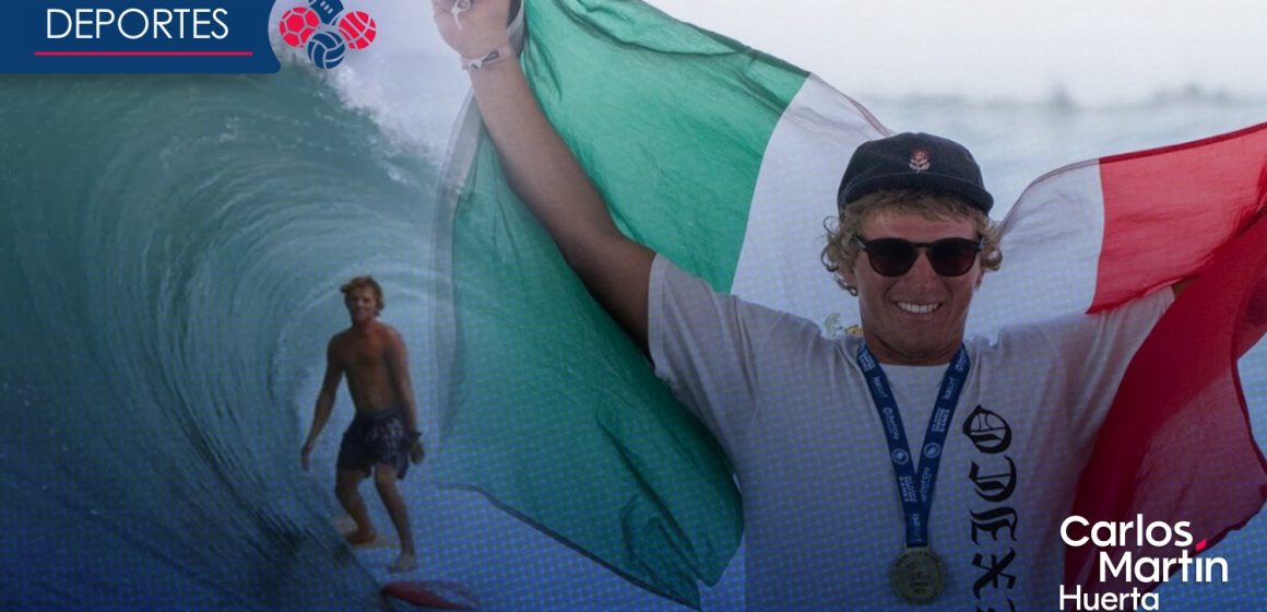 Alan Cleland primer mexicano en la historia en clasificar en surf para Juegos Olímpicos