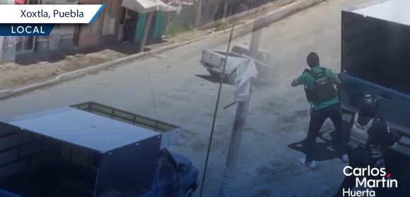 Un Policía Estatal muerto, 2 heridos y 4 delincuentes detenidos, saldo de la balacera en Xoxtla