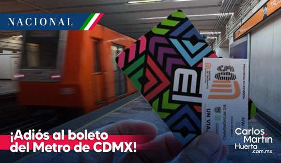 ¡Adiós al boleto del Metro de CDMX!