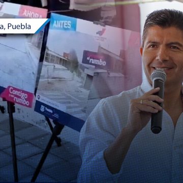 Inaugura Eduardo Rivera tres nuevas calles en San Baltazar Tetela