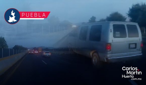 Captan intento de asalto en la autopista México-Puebla; logró darse a la fuga
