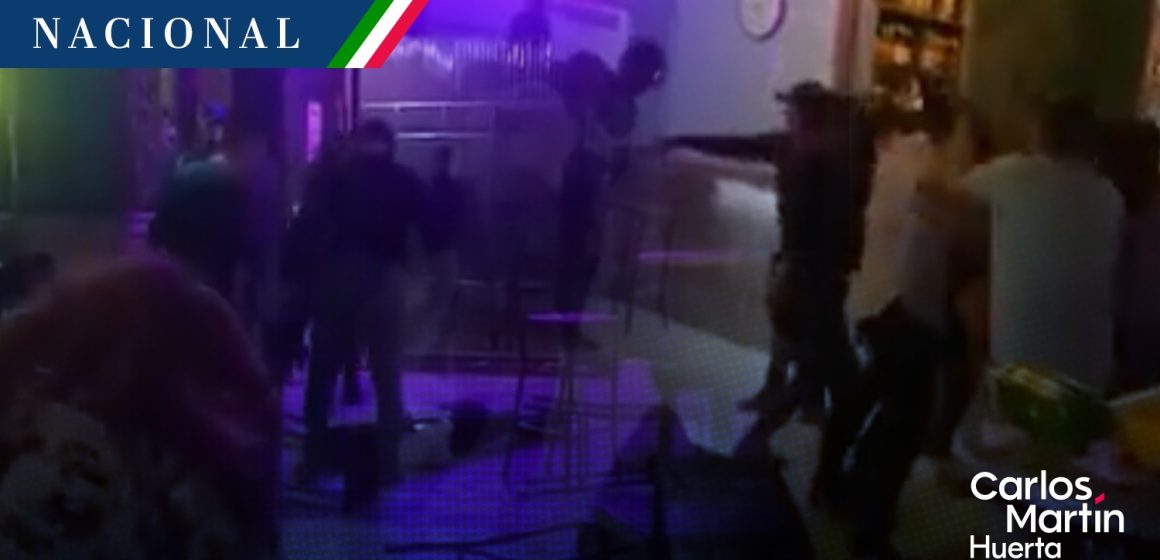 Captan pelea campal en bar de Tlaxcala; aquí las imágenes