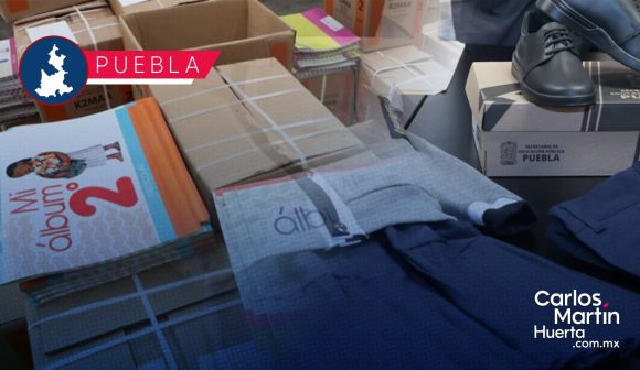 Conoce la fecha para la entrega de libros de texto de la SEP y uniformes en Puebla