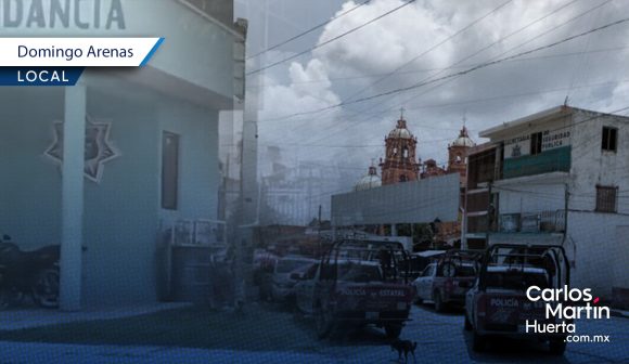 Comando dispara contra presidencia municipal de Domingo Arenas