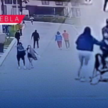 Hombre golpea brutalmente a su pareja en fraccionamiento de Cuautlancingo