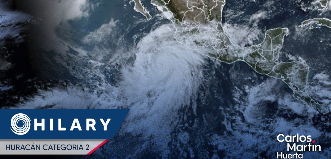 ‘Hilary’ se convierte en huracán categoría 2  
