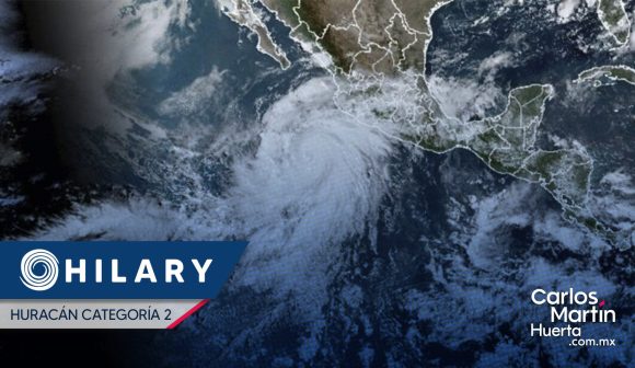 ‘Hilary’ se convierte en huracán categoría 2  