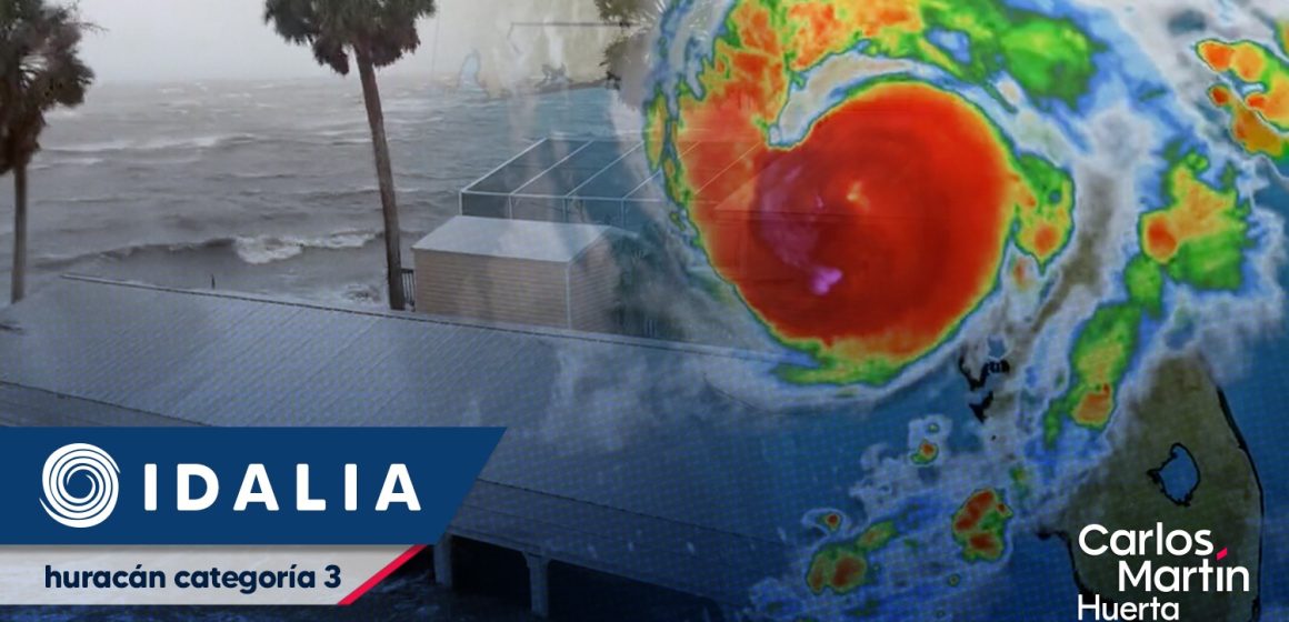 Idalia toca tierra en el noroeste de Florida como categoría 3