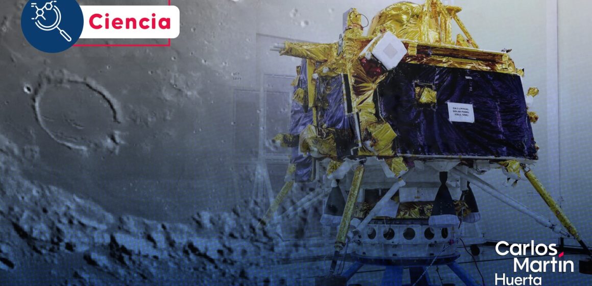 India hace historia con Chandrayaan-3 al posarse en el Polo Sur lunar
