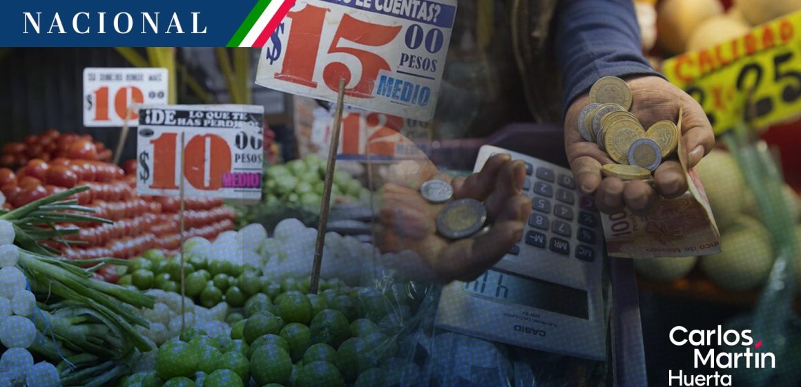 Inflación en México se mantiene a la baja, se ubicó en 4.79% en julio