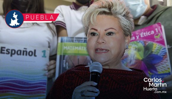 Entrega de libros de texto en Puebla no se detendrá pese amparos: Isabel Merlo