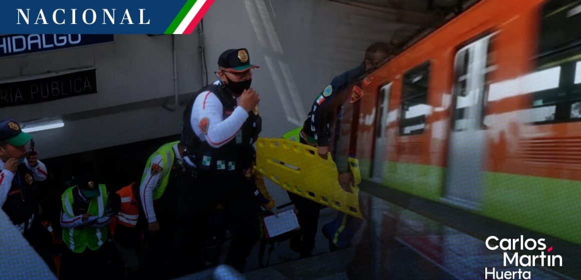 Investigan muerte de mujer y hombre arrollados por convoy del metro Hidalgo