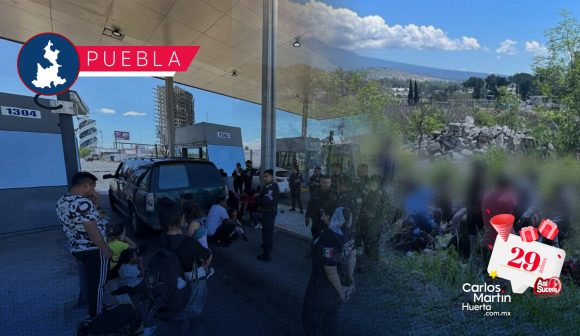 Ubican a 318 migrantes en tres operativos en Puebla  