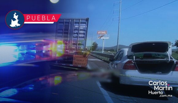 Muere hombre tras ser atropellado en la autopista México-Puebla