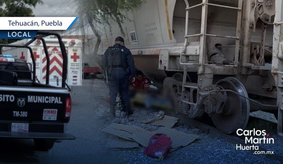 Muere joven tras ser arrollada por tren en Tehuacán; no lo escuchó por llevar audífonos