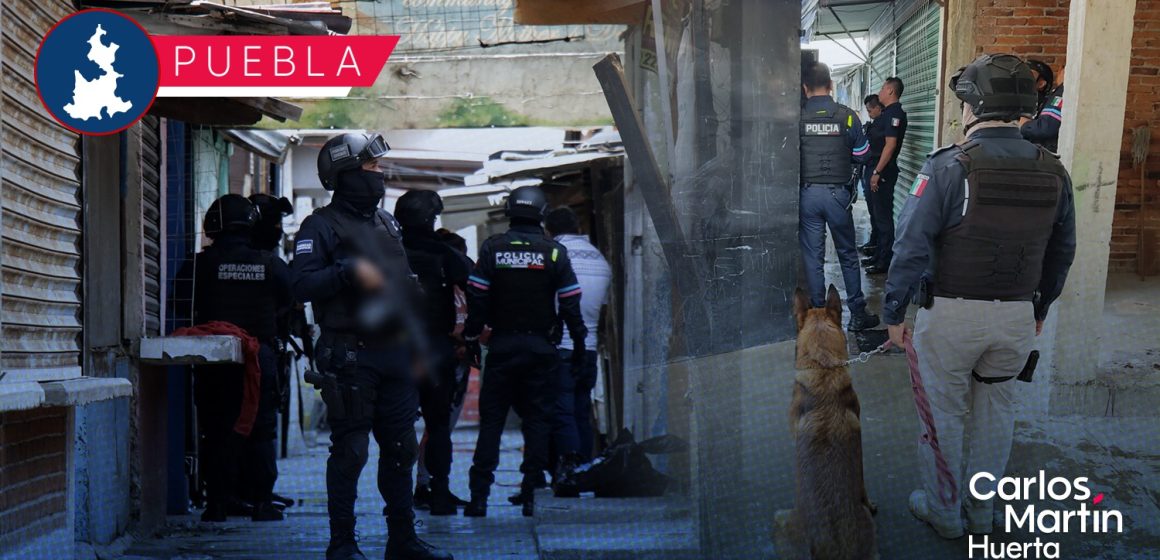 Detienen a cinco hombres armados en operativo del mercado Independencia