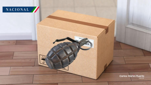 ¡Pide un celular por internet y le llega un artefacto explosivo!