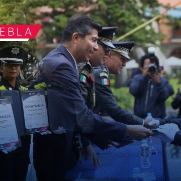 Puebla capital tiene 46 nuevos policías municipales