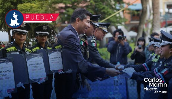 Puebla capital tiene 46 nuevos policías municipales