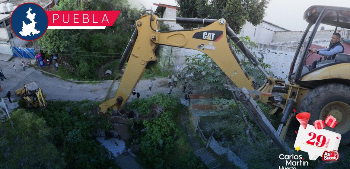 Rehabilitarán puente de la calle Puebla, en Aparicio