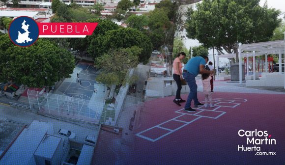 Rehabilitan el Parque San Baltazar; más de 3.6 mdp de inversión