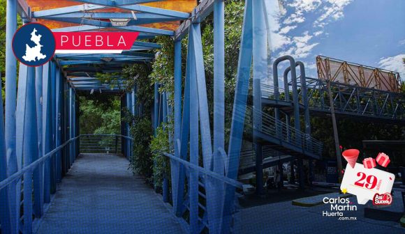 Retirarán puente peatonal de Plaza Dorada; comienzan trabajos el 17 de agosto