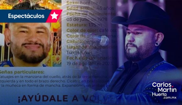 Reportan desaparición de Rogelio Montes Yáñez, integrante del Grupo Palomo