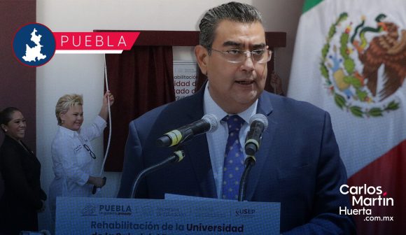 Entregan segunda etapa de la rehabilitación de la Universidad de la Salud de Puebla