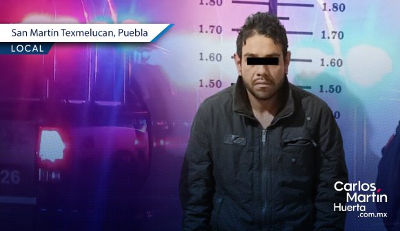 Sujeto intenta navajear a policías municipales en San Rafael Tlanalapan; fue detenido