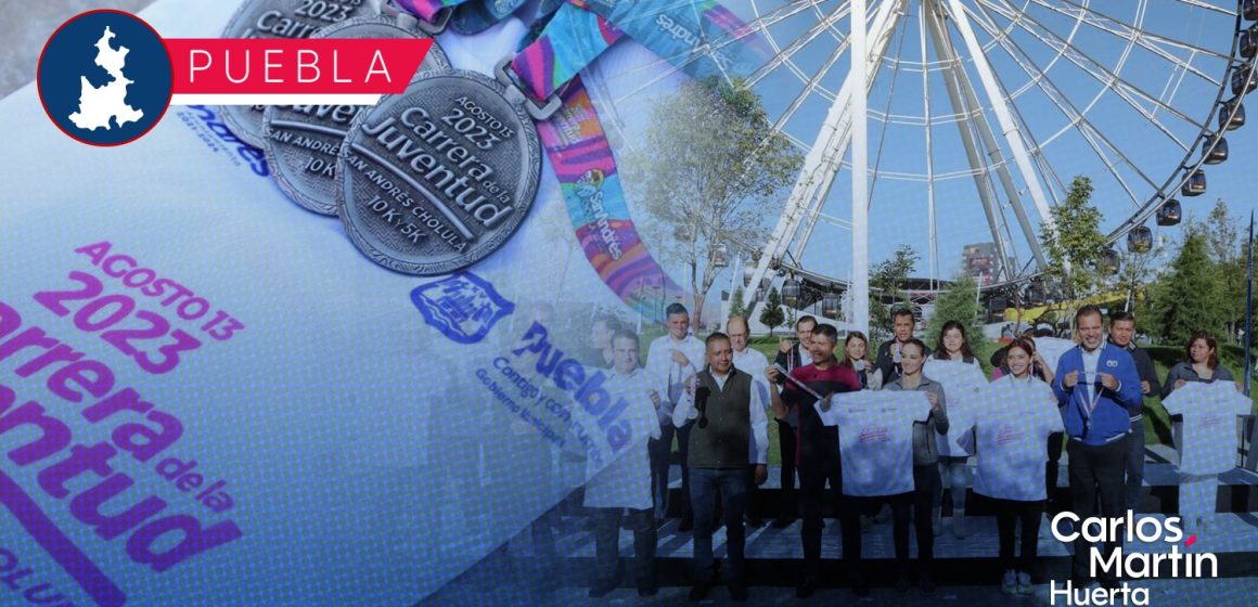 Todo listo para la Carrera de la Juventud 2023 en Puebla; presentan medalla