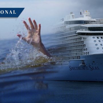 Desaparece mujer tras caer al agua en un crucero en Singapur