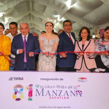 Inicia la Gran Feria de la Manzana 2023 en Zacatlán