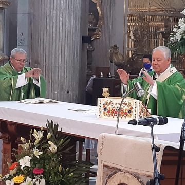 Arzobispo de Puebla pidió por el descanso eterno de Isauro Guerra, elemento de la GN