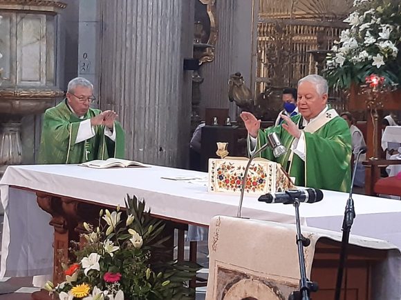 Arzobispo de Puebla pidió por el descanso eterno de Isauro Guerra, elemento de la GN