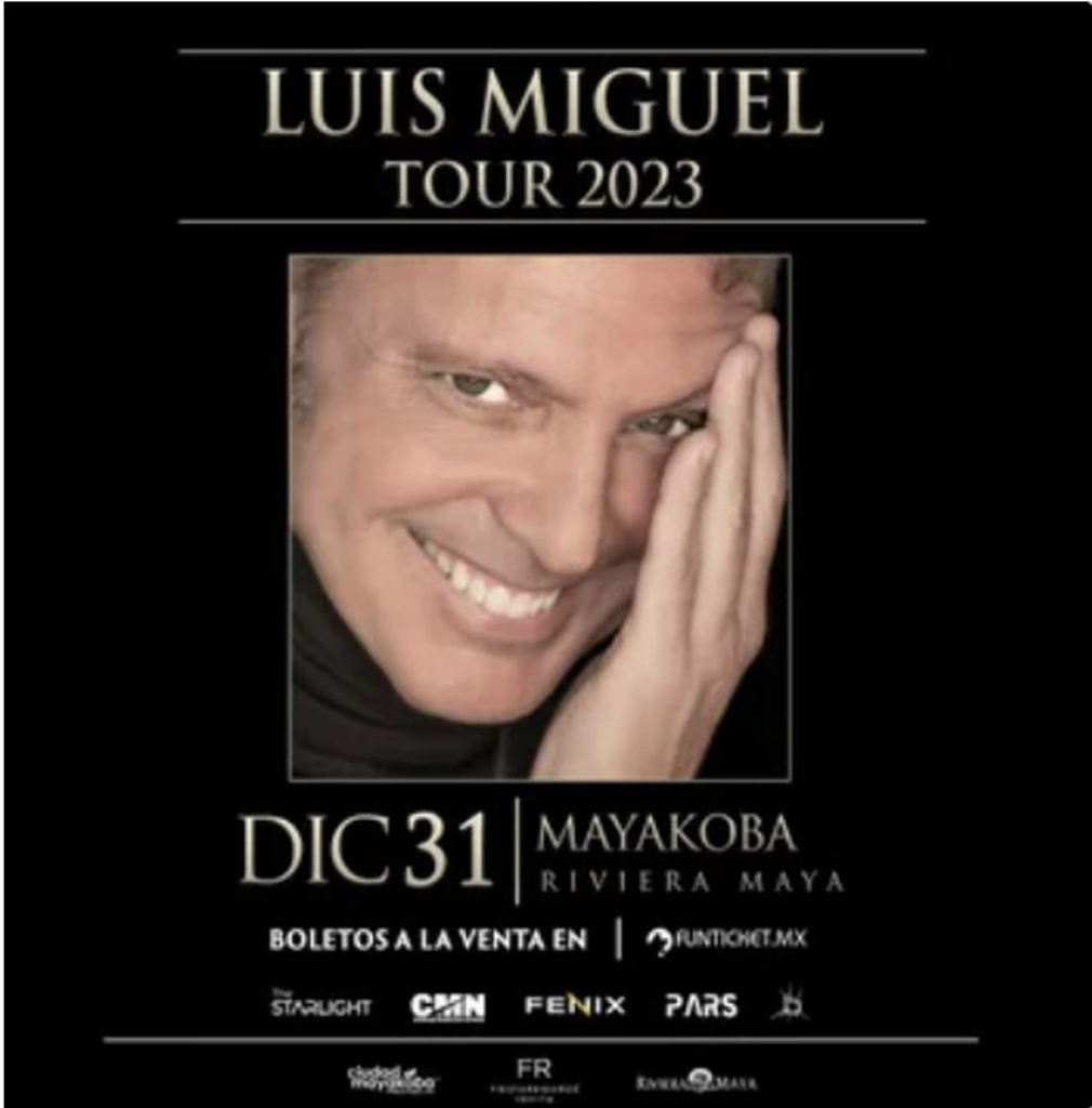 concierto Luis Miguel Riviera maya