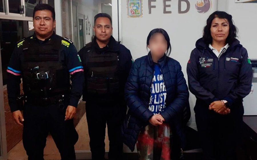 Policía Municipal de Puebla localiza a menor de edad reportada como desaparecida