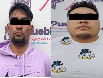 Detienen a integrantes de banda dedicada al narcomenudeo y robo en Puebla