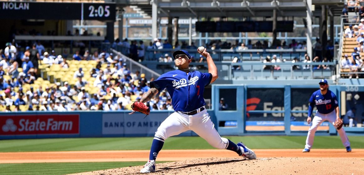 Julio Urías sumó su décima victoria de la campaña en el triunfo de los Dodgers