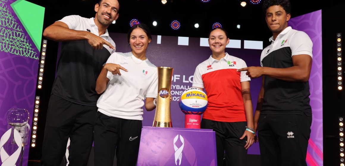 Con éxito se realizó el sorteo del Mundial de Voleibol de Playa Tlaxcala 2023